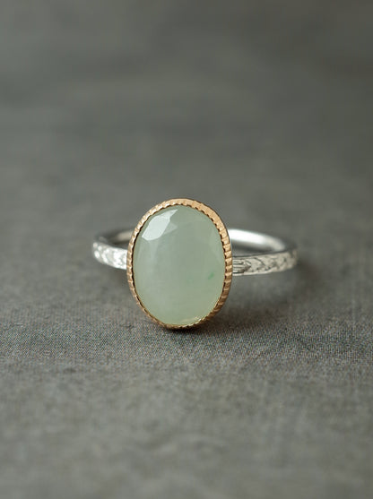 ITOIGAWA Jadeite Hawaiian Ring / Green-4