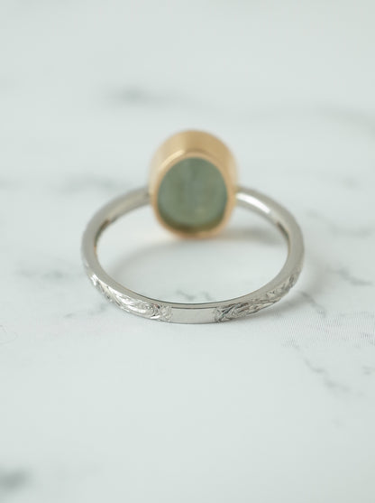 ITOIGAWA Jadeite Hawaiian Ring / Green-5