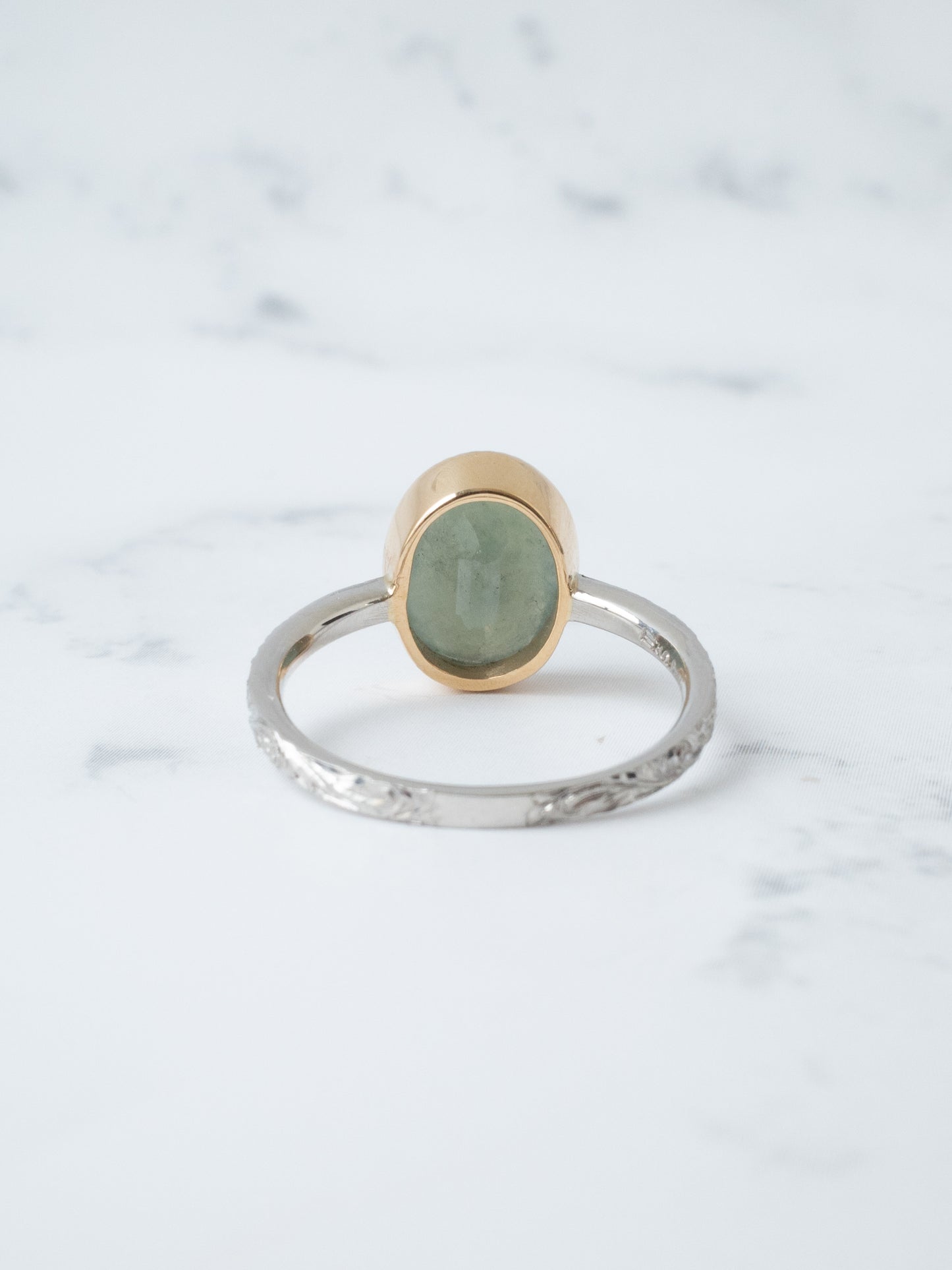 ITOIGAWA Jadeite Hawaiian Ring / Green-5