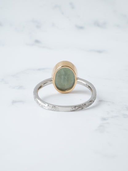 ITOIGAWA Jadeite Hawaiian Ring / Green-5