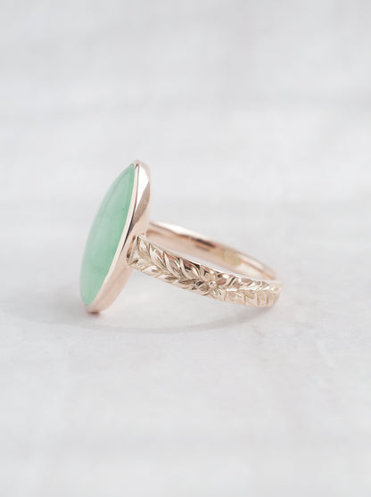 ITOIGAWA Jadeite Hawaiian Ring / Green-1