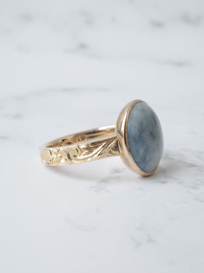 ITOIGAWA Jadeite Hawaiian Ring / Blue-1