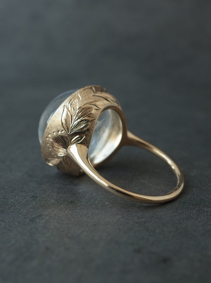 Quartz in Quartz Hawaiian Ring