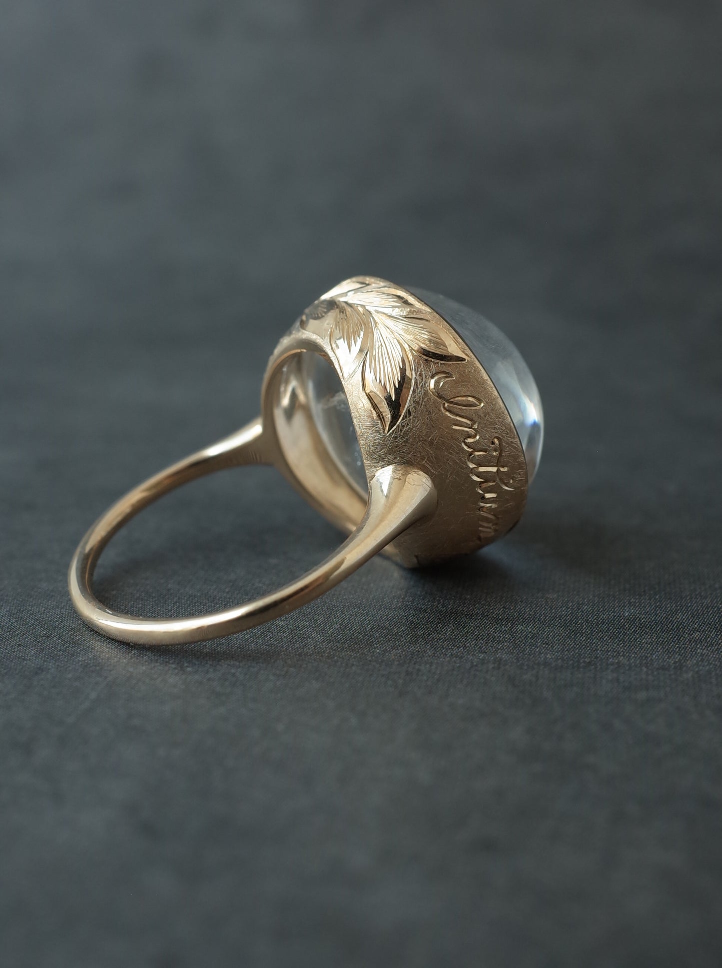 Quartz in Quartz Hawaiian Ring