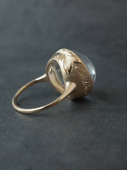 Quartz in Quartz Hawaiian Ring