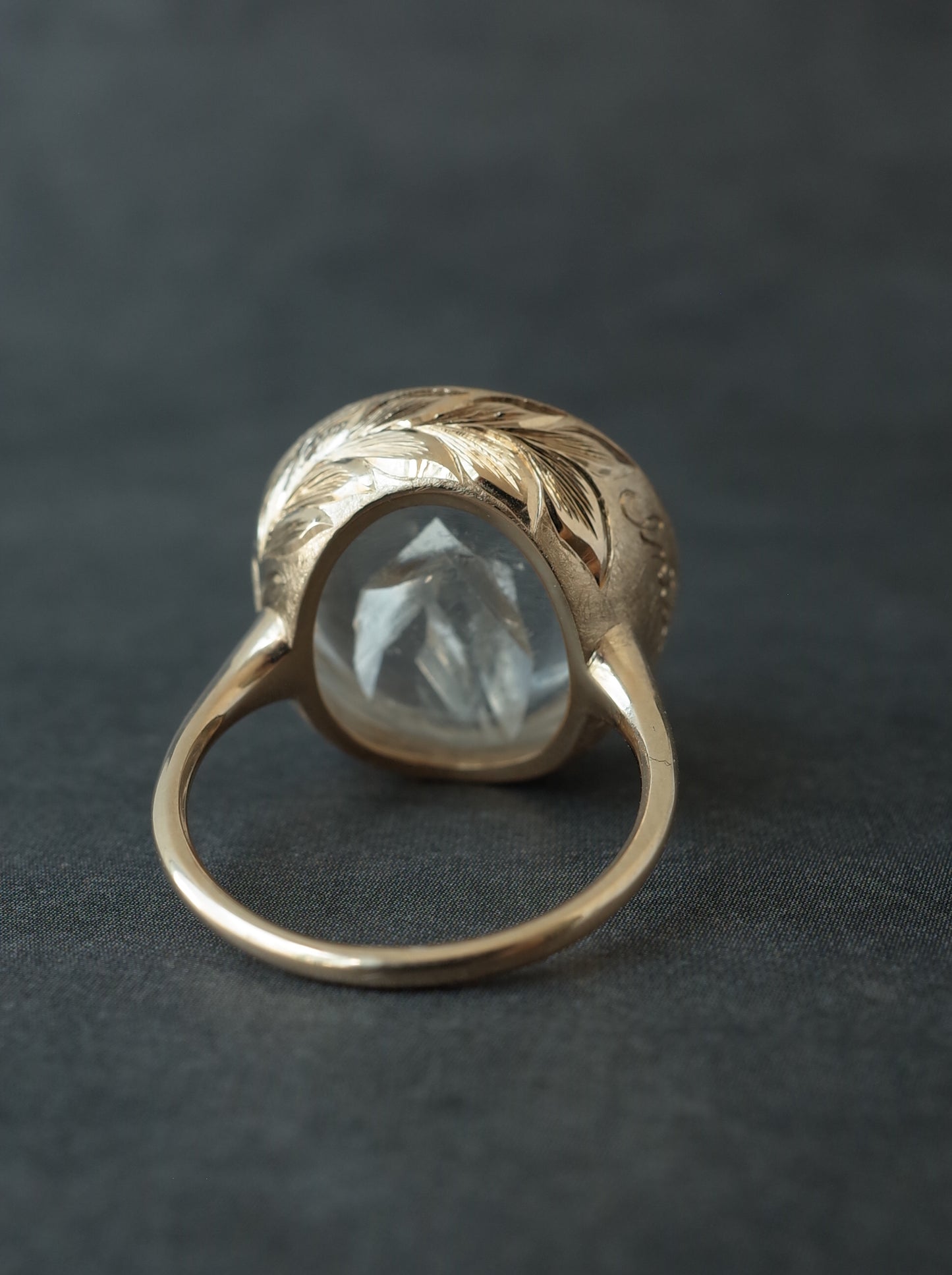Quartz in Quartz Hawaiian Ring