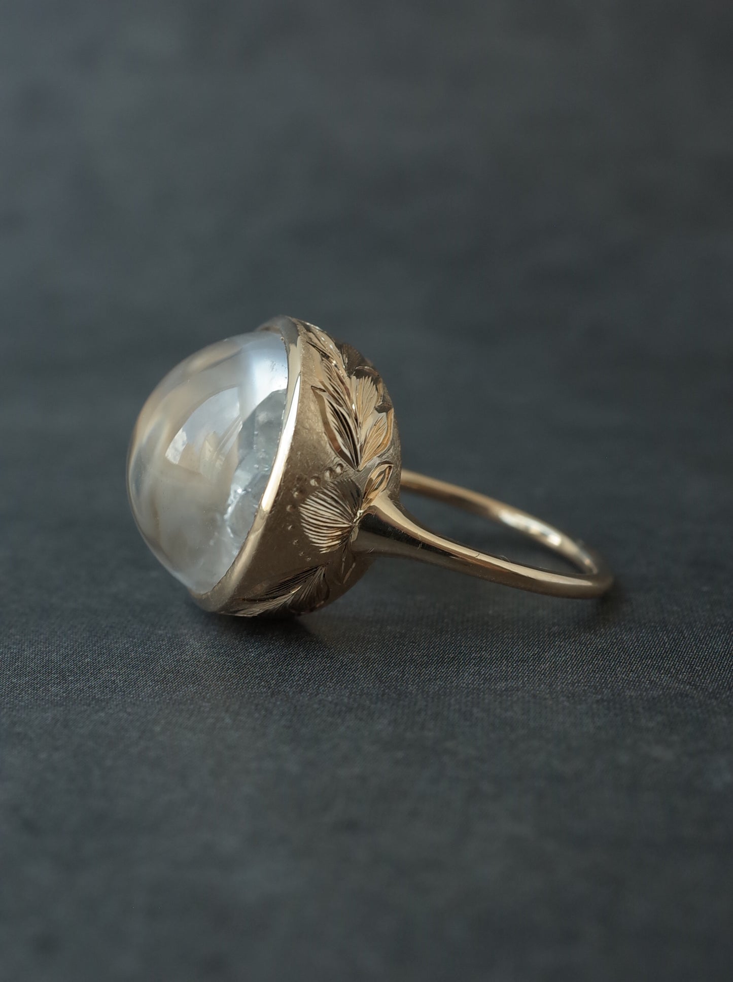 Quartz in Quartz Hawaiian Ring