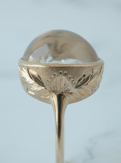 Quartz in Quartz Hawaiian Ring