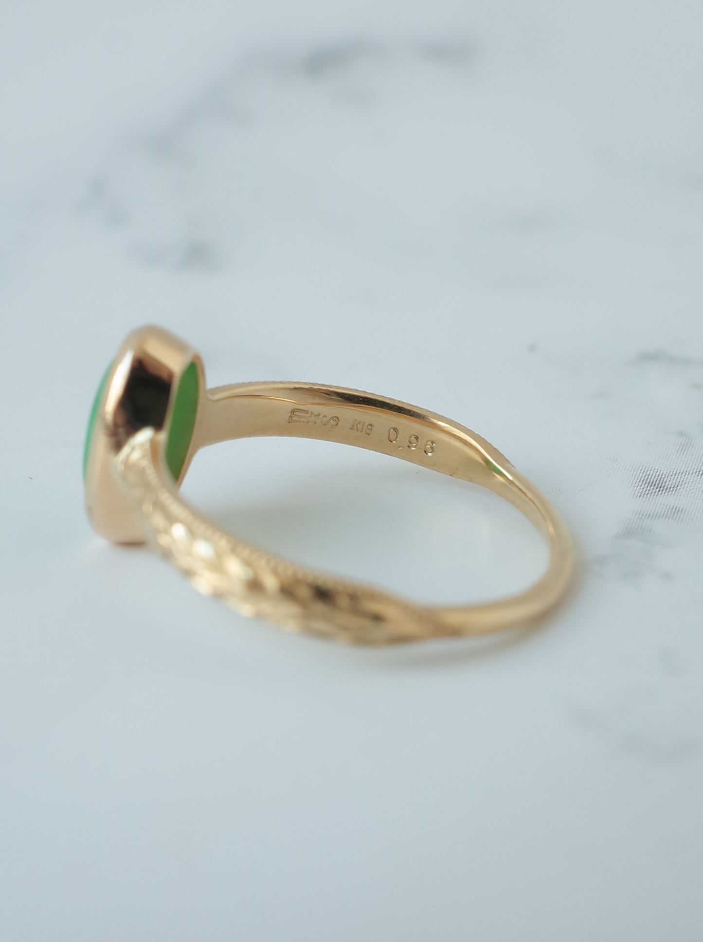 Jadeite Hawaiian Ring - 5