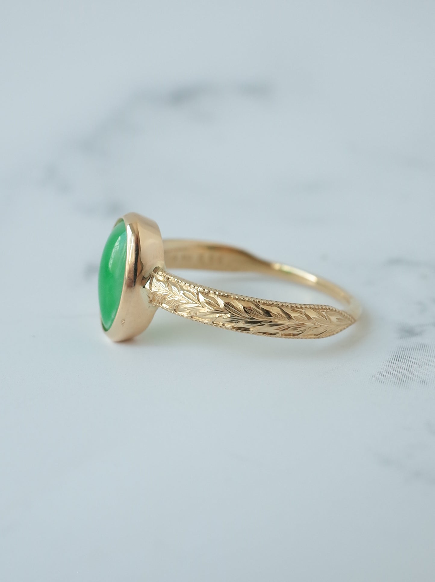 Jadeite Hawaiian Ring - 5