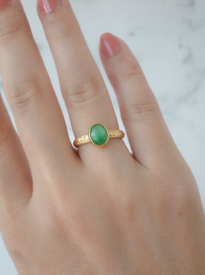 Jadeite Hawaiian Ring - 4