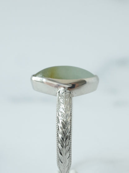 Jadeite Hawaiian Ring - 7