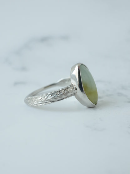 Jadeite Hawaiian Ring - 7