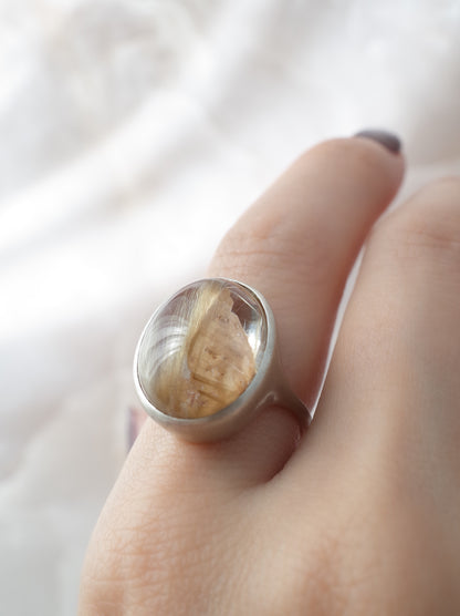 Maica in Rutilated Quartz Ring
