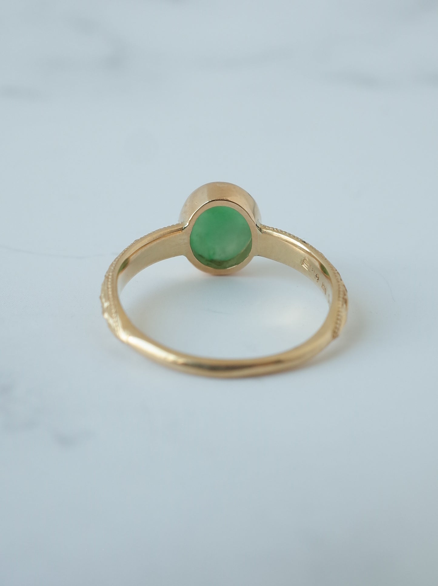 Jadeite Hawaiian Ring - 4